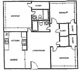 3BR/2BA