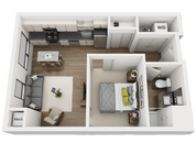 ST1BC | Studio | 531 sf