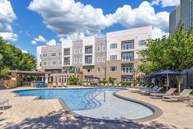 Expansive sundeck featuring a resort-style saltwater pool