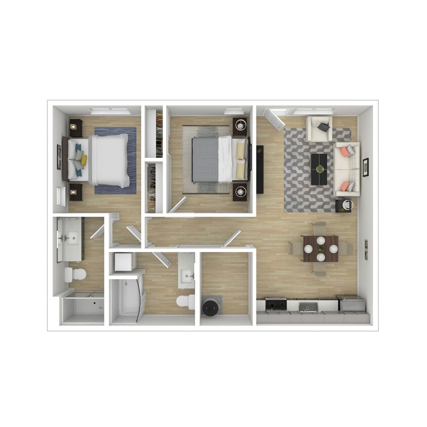 2 Bedroom - Type A - 2 Bedroom