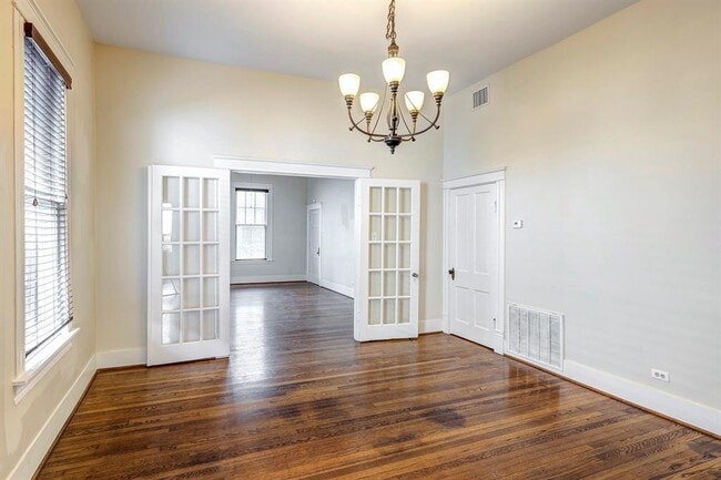 Dinning room looking into living room - 306 Dennis St