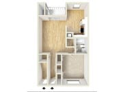 One bedroom floor plan