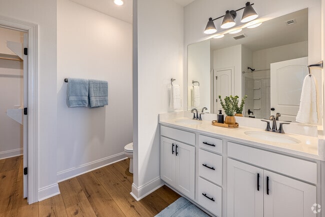 The Birch 2BR, 2BA - 1,100SF - Primary Bathroom