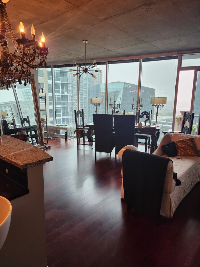 OPEN FLOOR PLAN - 950 W Peachtree St NW Unit 1412