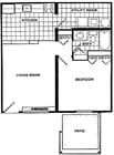 1BR/1BA