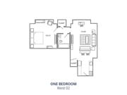 One Bedroom One Bath West 02