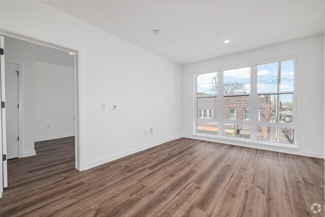 2BR, 2BA - 1,062SF - Living Room - The Rail at Bound Brook