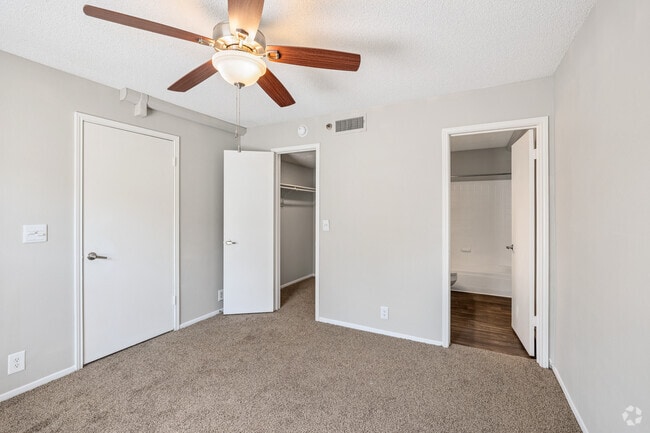 The Poplar 2BR, 2BA - 950SF - Primary Bedroom