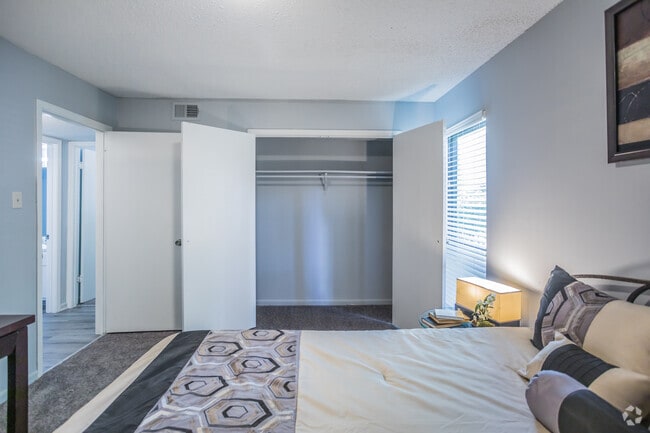 2 BR, 2 BA - 1050 SF - 1st Bedroom