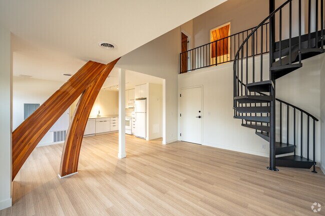2BR, 2BA - 1,231SF - Kitchen/Living Room