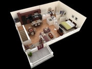 Bellflower Vista 3D Plan