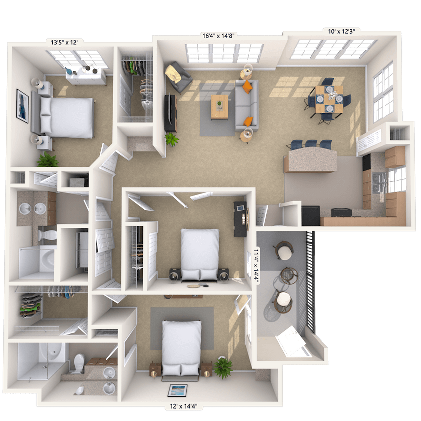 Floor Plan - Laurent