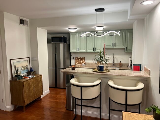 Kitchen bar - 1125 12th St NW Unit #43