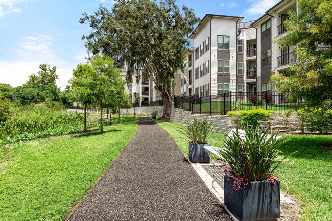 Walking trail for peaceful morning or evening strolls