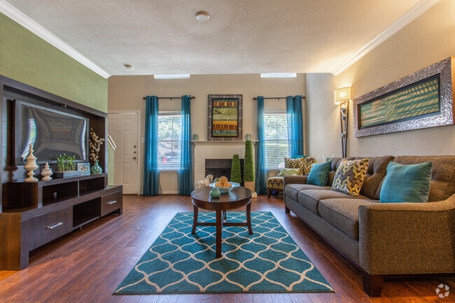 1 hab, 1,5 ba - 800 ft² - Sala de estar - The Abbey At Conroe