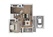 1 Bedroom | 1 Bath | 885 SF