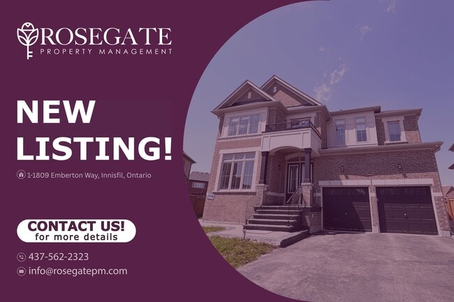 Building Photo - Luxury 4-Bedroom Upper-Level Home with Garage & 5 Parking – Innisfil Unit 1
