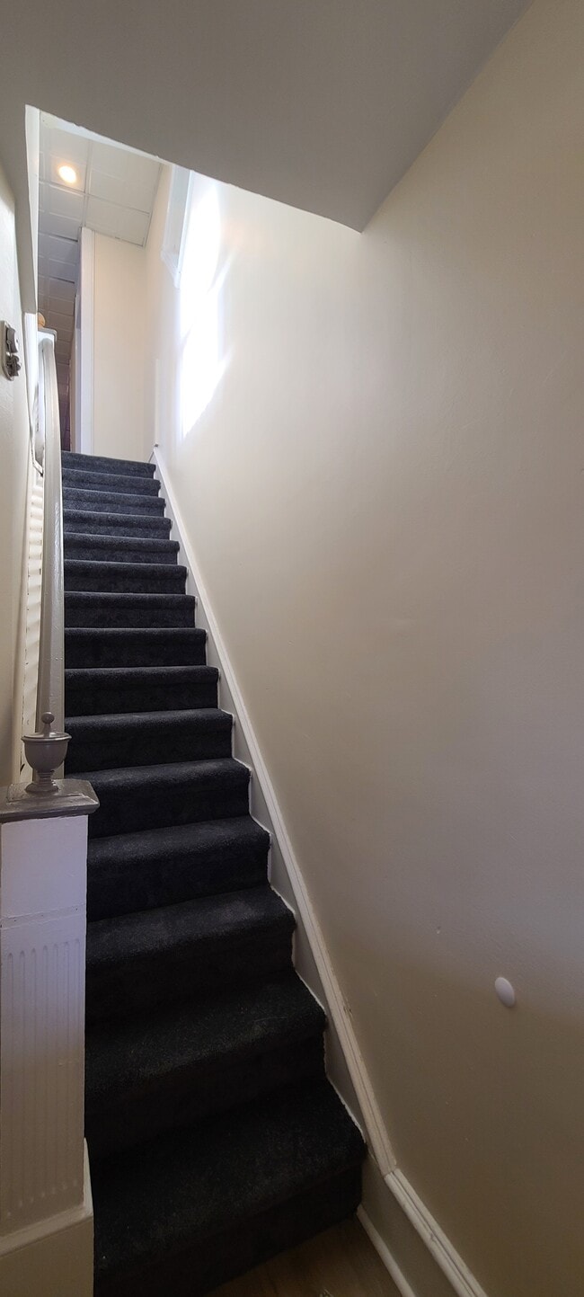 Stairs to 2nd floor apartment - 204 Cadwalader Ave Unit B