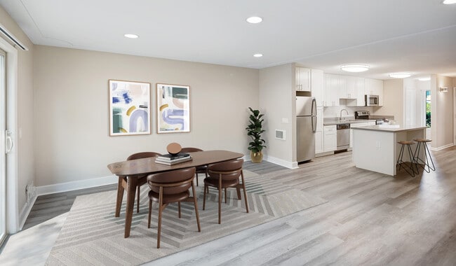 Spacious living area with ample natural light