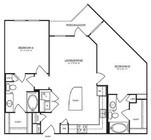 Landmark On Lovers - B1-3 - 2 Beds - 2 Baths - 1018 Sq. ft.