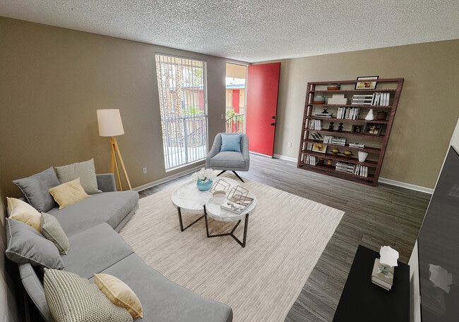 1 BR, 1 BA - Living Room - Maryland Park Apartments