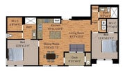 2AY floor plan The Tobin Estate