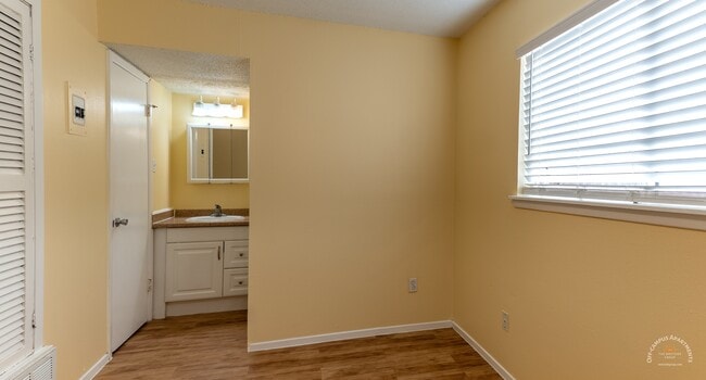 Bedroom attached to bathroom