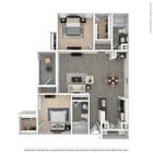 Oak Row North Dallas - B2 Floor Plan