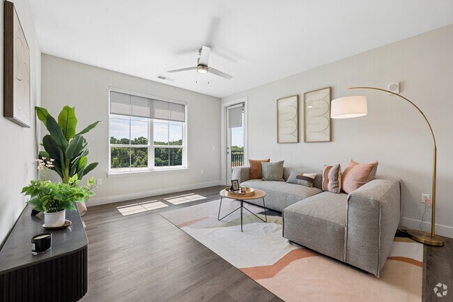 Fall Creek 2BR, 2BA - 1,101SF - Living Room