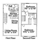 2BR/1.5BA