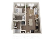 1 Bedroom Floor Plan
