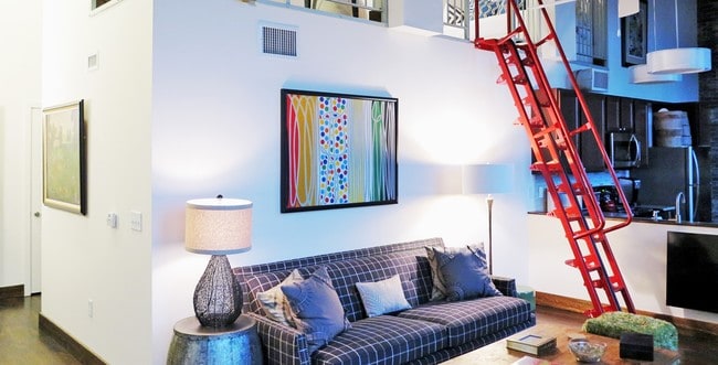 Sala de estar - Pressbox Lofts