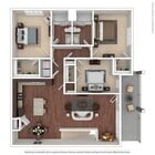 C2 3D Floor plan