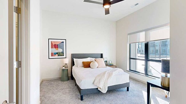 Retreat to your tranquil bedroom, where restful nights and refreshing mornings await.