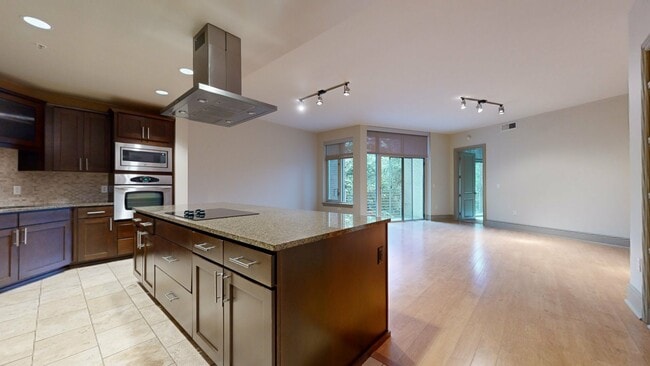 Spacious kitchens