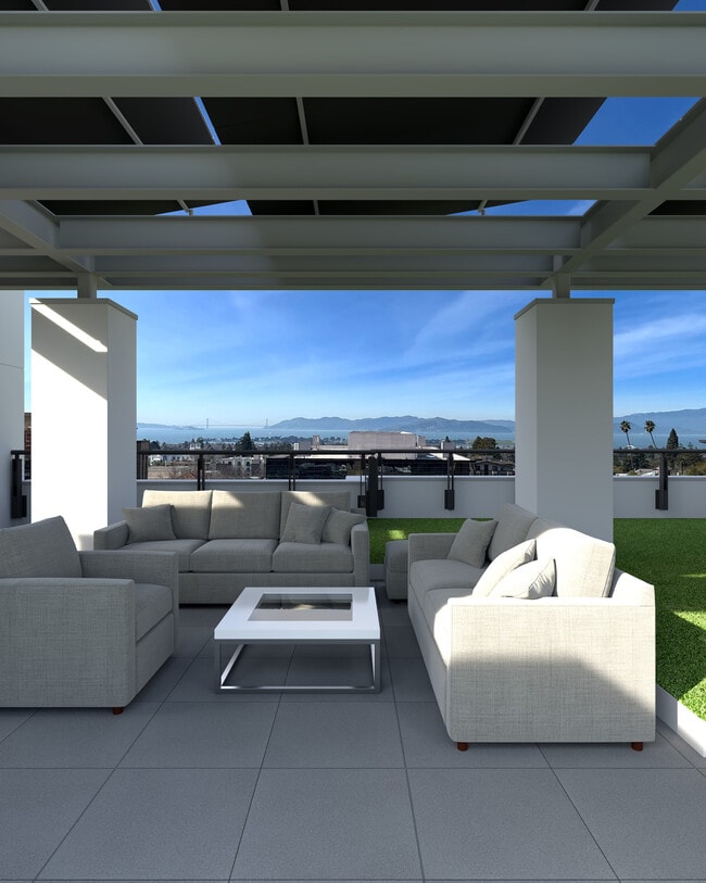 Terraza en la azotea 3 - The Berkeley Place Apartments