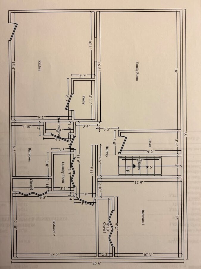 Layout - 1007 Terrace Dr