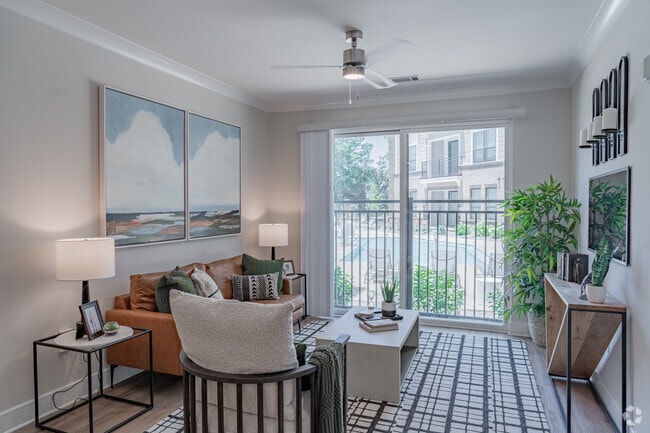 2BR, 2BA - 1,116SF - Living Room - The Lofts at Knightdale Station