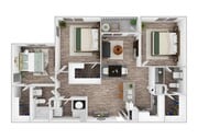 3 Bedroom | 2 Bath | 1376 SF
