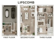 3 bed 2.5 bath townhome