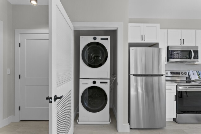 In Unit WD in select homes
