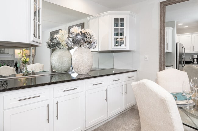 Buffet provides extra counter & cabinet space