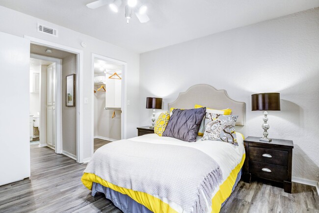 Master Bedroom with Large Closet - Windrush Apartments