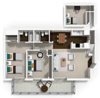 Standard ILP Floorplan (2X2LOFT)