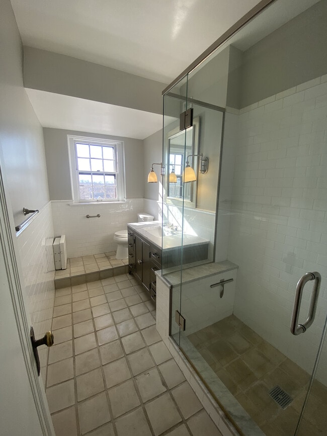 Bathroom with Glass Shower - The Norman