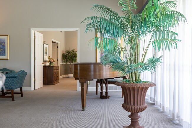 A welcoming space for socializing and relaxation within the community.