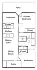 3 bedroom x 2 bathroom