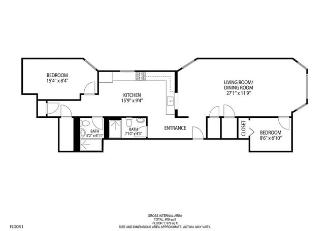 Photo - Spacious 2BR, 2BA Haven with Hardwood Elegance right across from Humboldt Park! Unidad #G