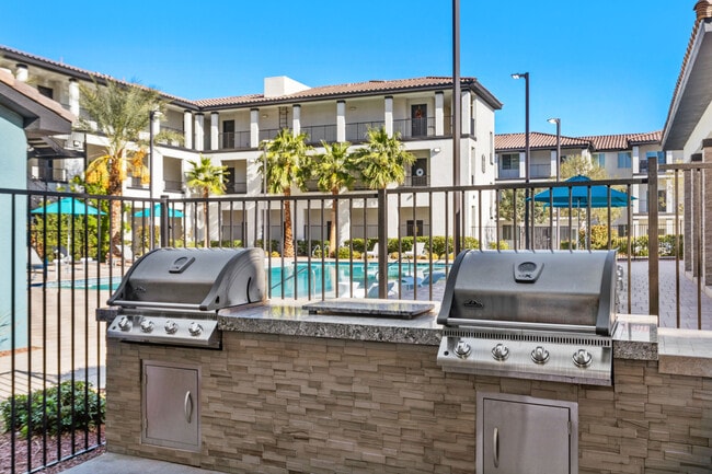 Fire up the grill and enjoy outdoor dining with friends.