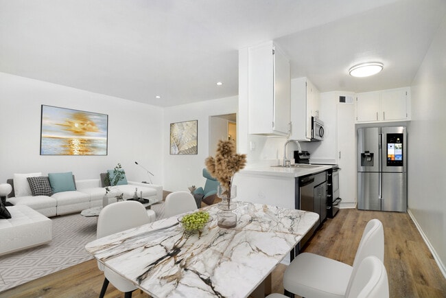 1bd model - dining / kitchen